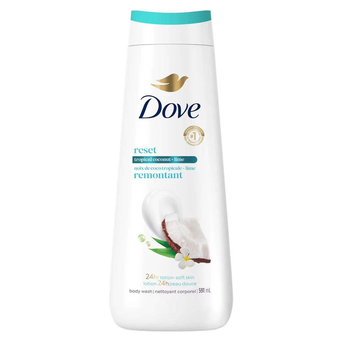 Gel de Ducha Limpiador Corporal Coco Tropical Dove