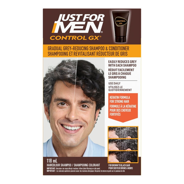Shampoo y Acondicionador 2 en 1 Control GX Just For Men