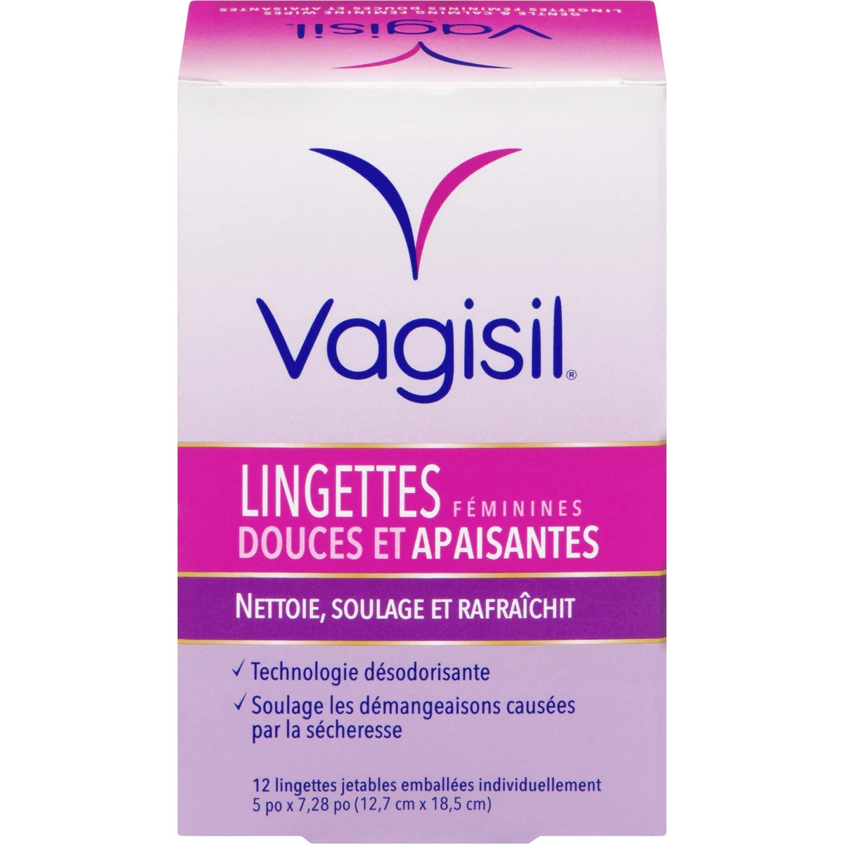 Toallitas Íntimas Femeninas Suaves Vagisil