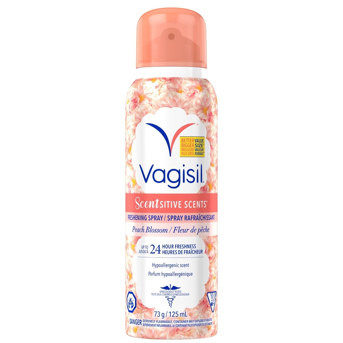 Spray Refrescante Scentsitive Scents Flor de Durazno Vagisil