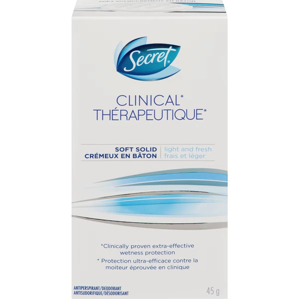 Desodorante Antitranspirante en Barra Cremoso 45 g Secret