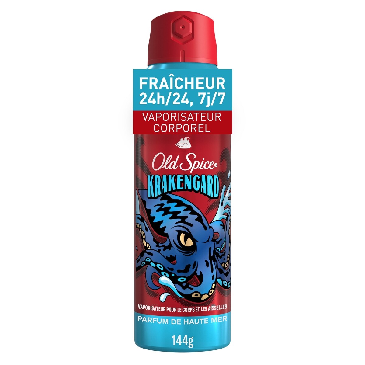 Colección Salvaje – Spray para el Cuerpo Krakengard 144 g Old Spice