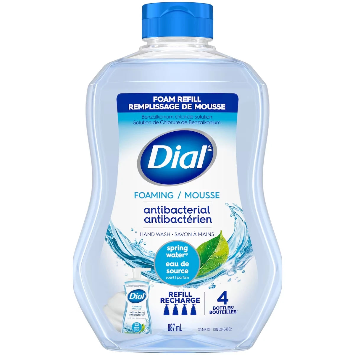 Jabón en Espuma Manos Antibacterial Agua Manantial Repuesto Dial