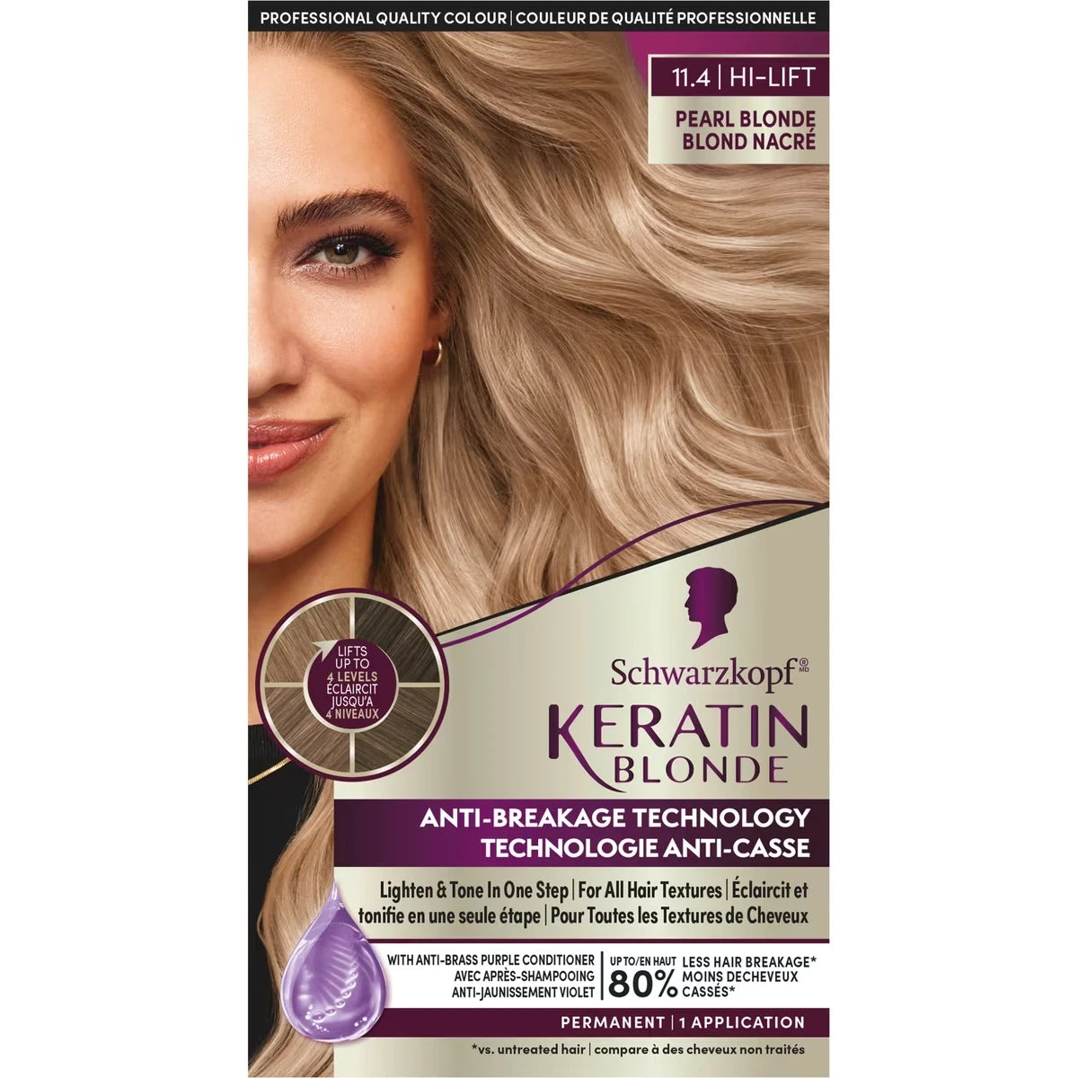 Tintura Keratin Blond Crema Colorante Permanente Schwarzkopf
