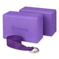 Combo 2 Bloques de Yoga y Correa Gaiam