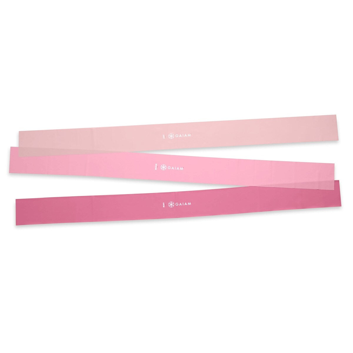 Bandas de Resistencia Planas Pack de 3 Gaiam