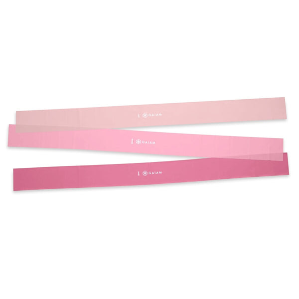 Bandas de Resistencia Planas Pack de 3 Gaiam