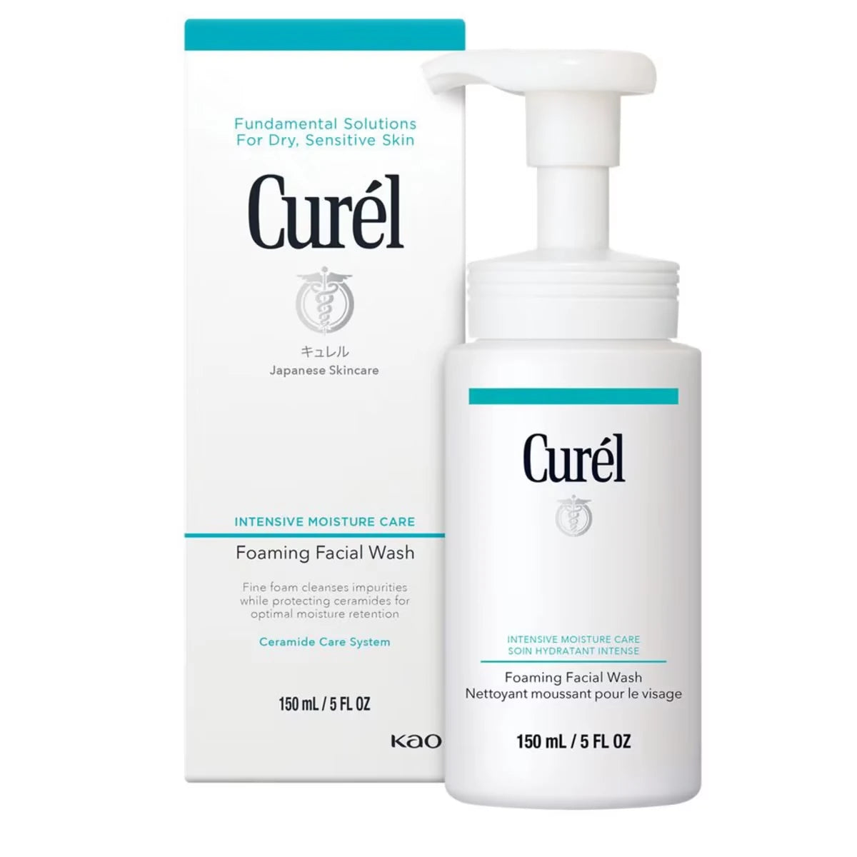 Limpiador Facial en Espuma Intensive Moisture Curel