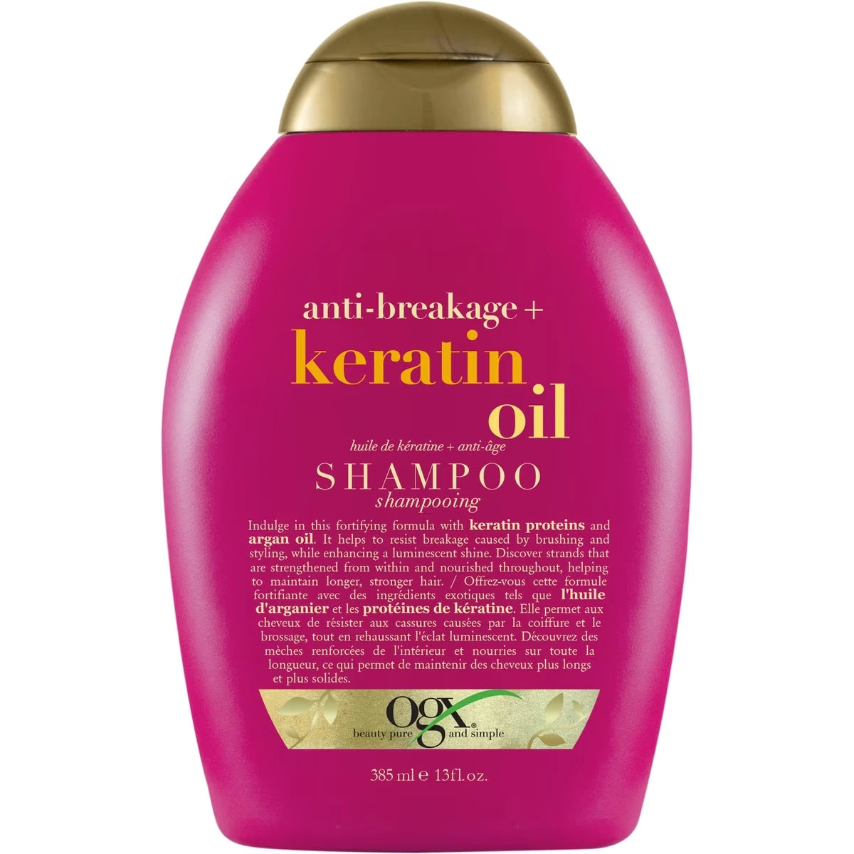 Shampoo Antiquiebre Aceite de Keratina OGX