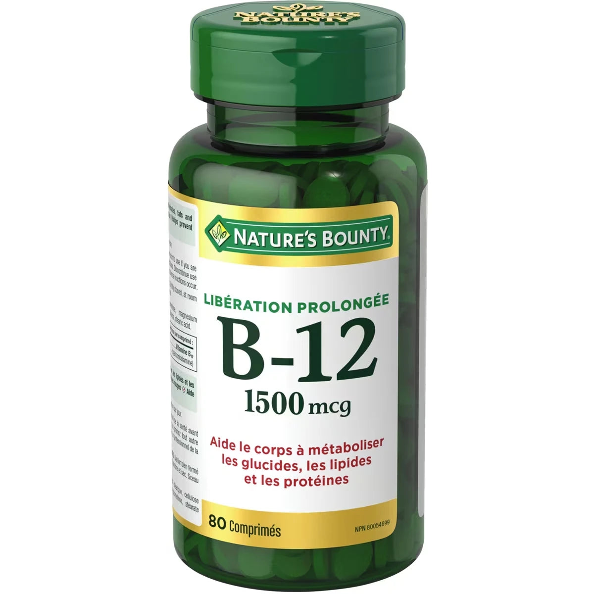 Vitamina B12 1500 mcg Liberación Prolongada Natures Bounty