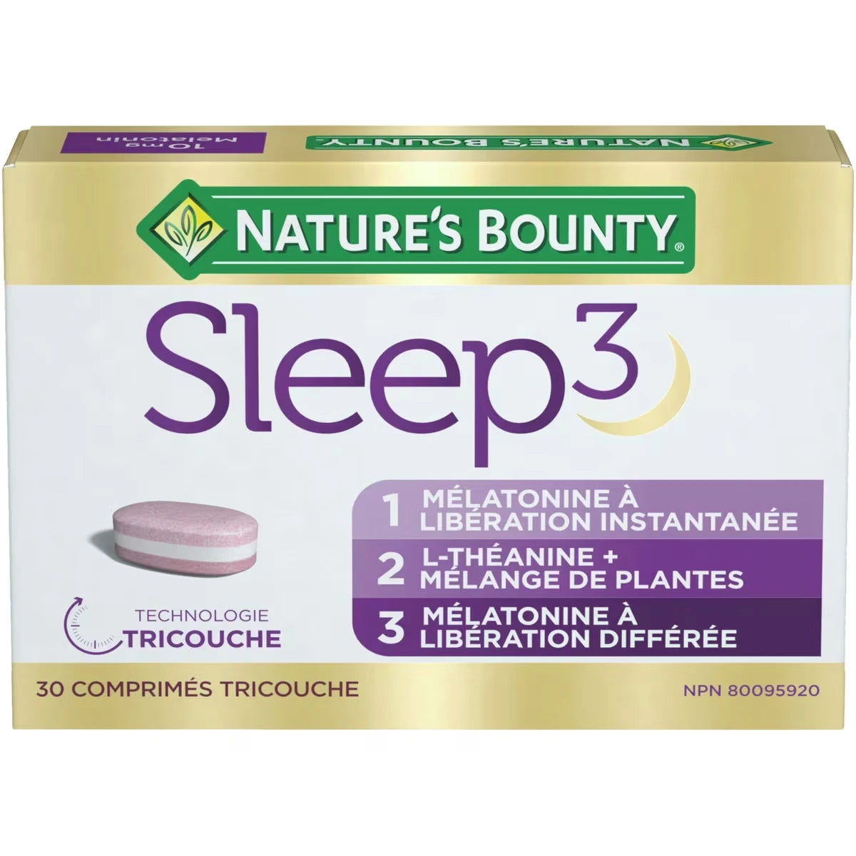 Suplemento Sleep3 Natures Bounty