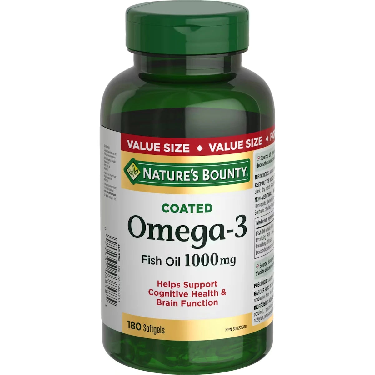 Aceite de Pescado Omega 3 1000 mg en Cápsulas Natures Bounty