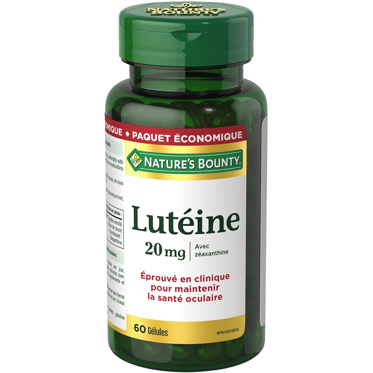 Suplemento de Luteína 20 mg Natures Bounty
