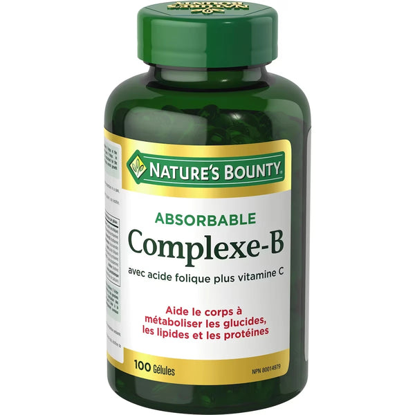 Suplemento Complejo B Absorbible Natures Bounty