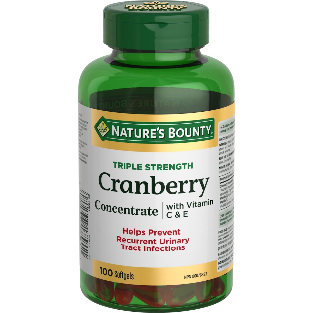 Concentrado de Arándano Rojo con Vitaminas C y E Natures Bounty
