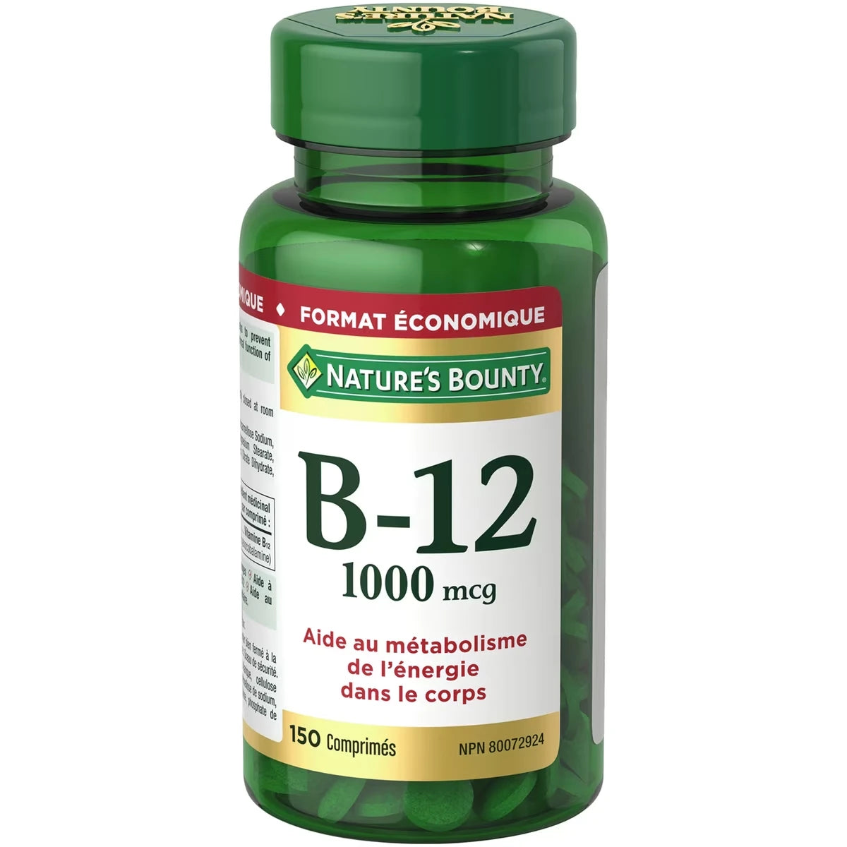 Vitamina B-12 1000 mcg Formato Económico Natures Bounty