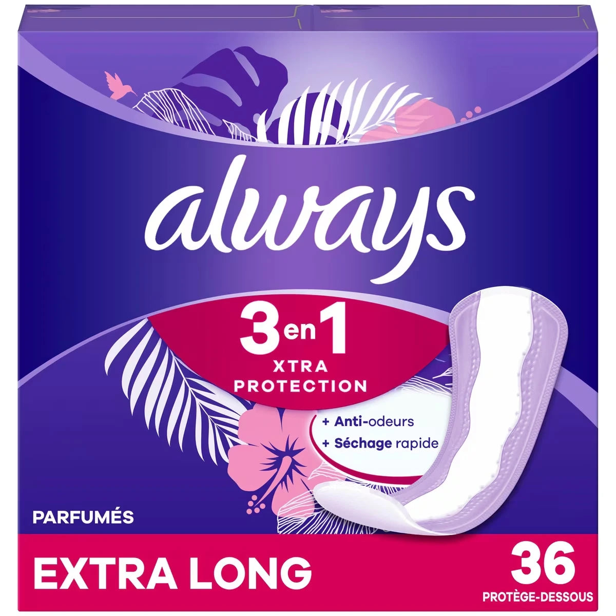 Protectores Diarios 3 en 1 Xtra Protection Always