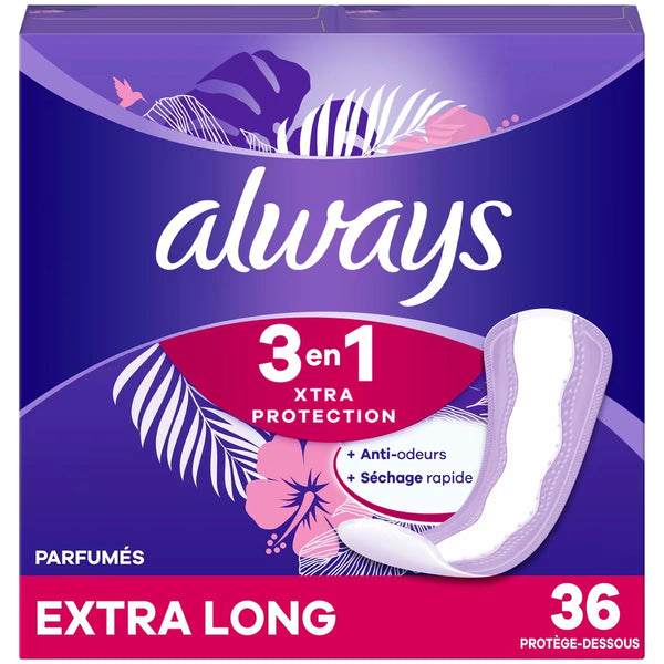 Protectores Diarios 3 en 1 Xtra Protection Always