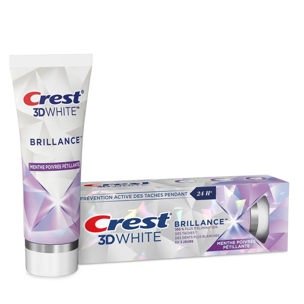 Pasta Dental 3D White Brillo Menta Piperita Crest
