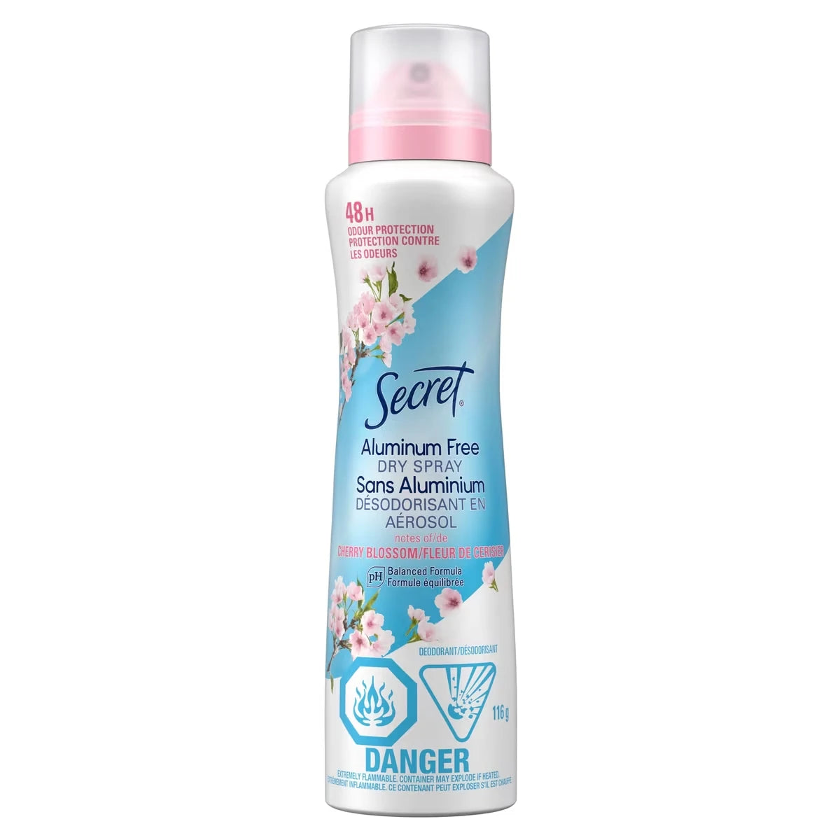 Desodorante sin Aluminio en Aerosol para Mujer Secret