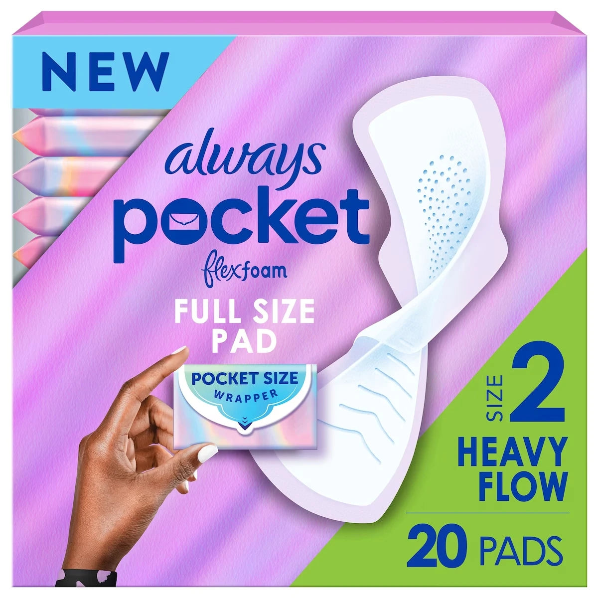 Toallas Higiénicas Pocket Flujo Abundante Always