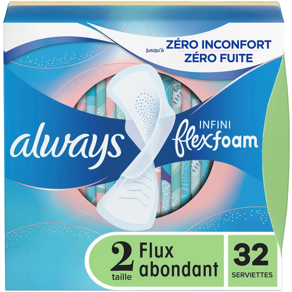 Toallas Higiénicas Infinity para Mujer Always
