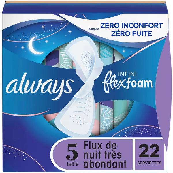 Toallas Higiénicas Infinity para Mujer Always