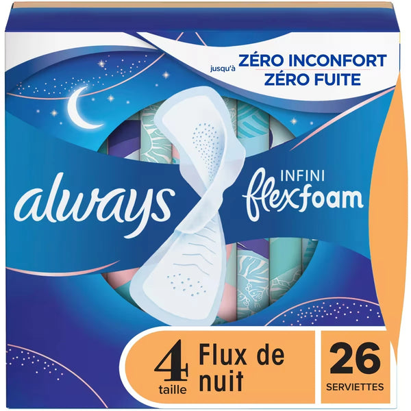 Toallas Higiénicas Infinity para Mujer Always