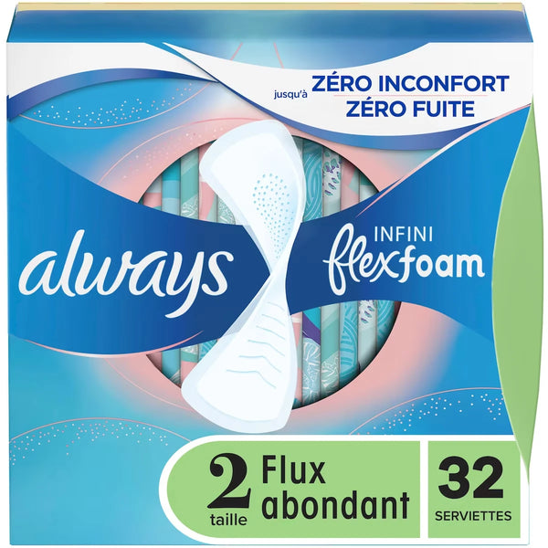 Toallas Higiénicas Infinity para Mujer Always