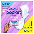 Toallas Higiénicas Pocket Regulares Always