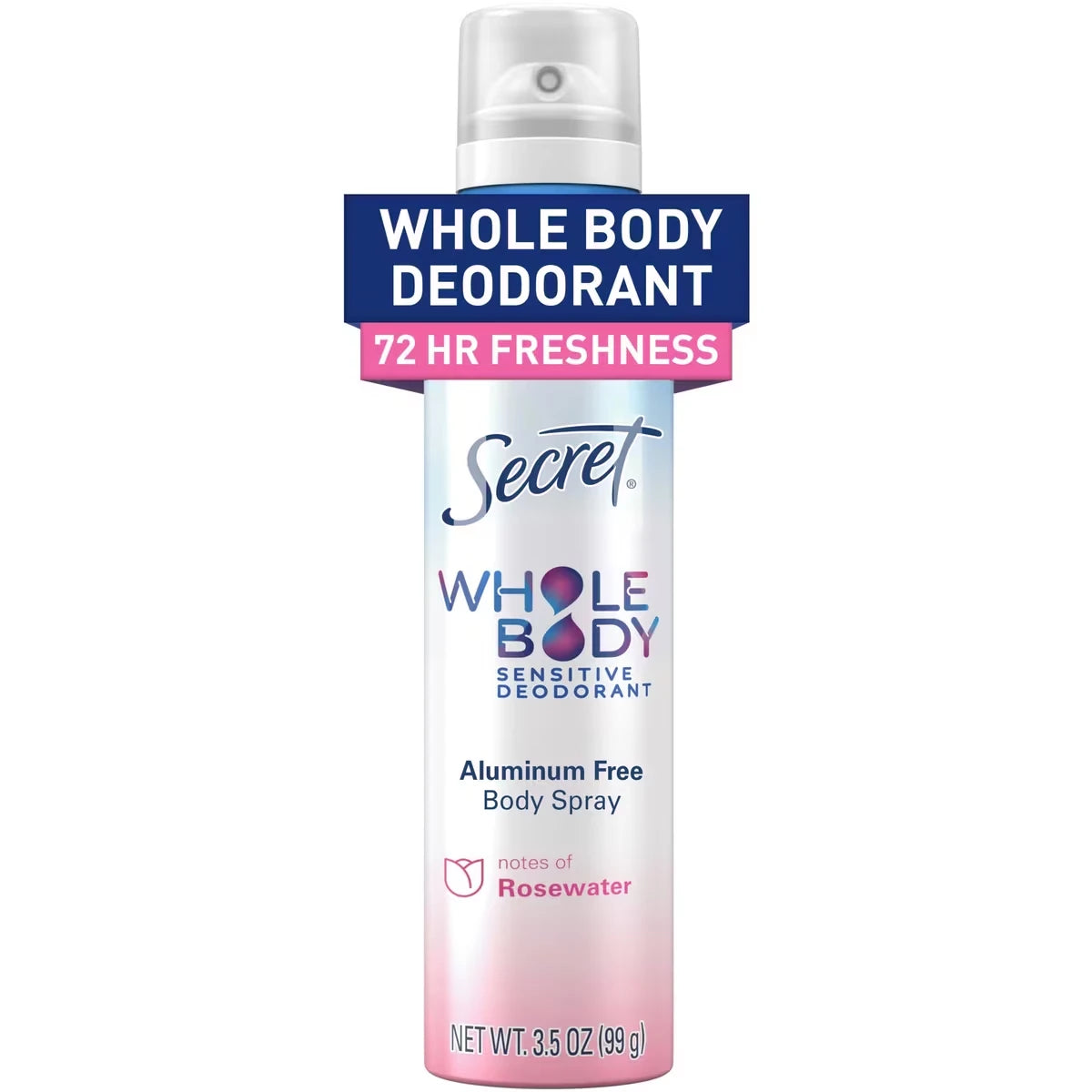Spray para Todo el Cuerpo Agua de Rosas Secret