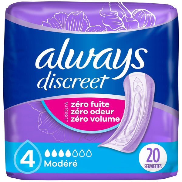 Toallas para Incontinencia y Posparto Always