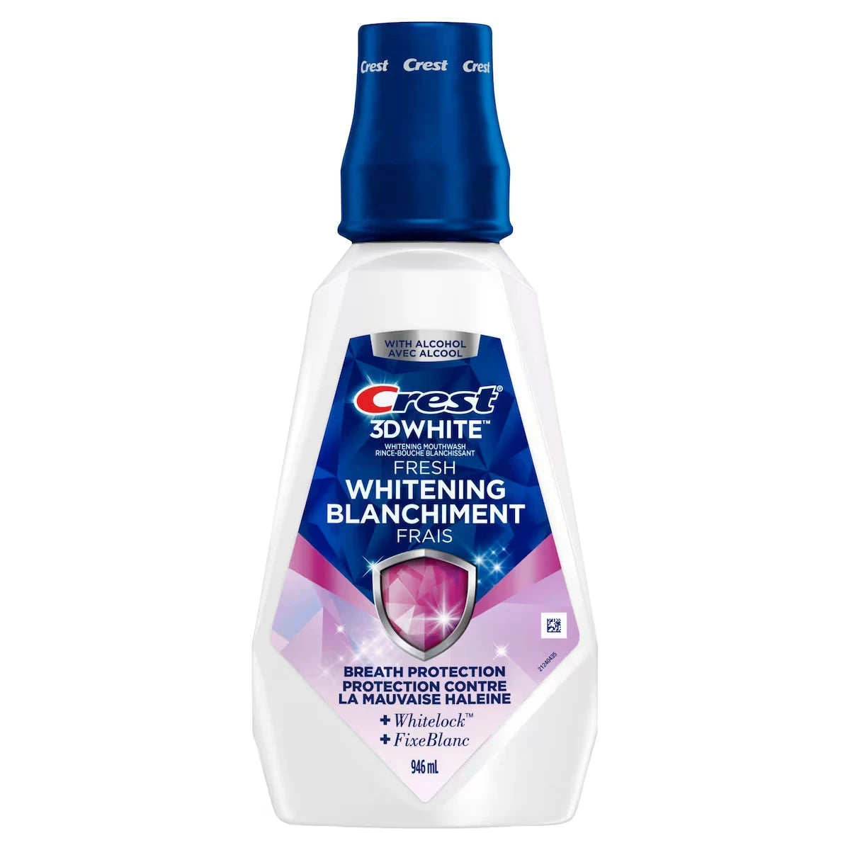 Enjuague Bucal Blanqueador 3D White 473 ml Crest