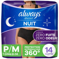 Ropa Interior para Incontinencia Nocturna Adultos Always