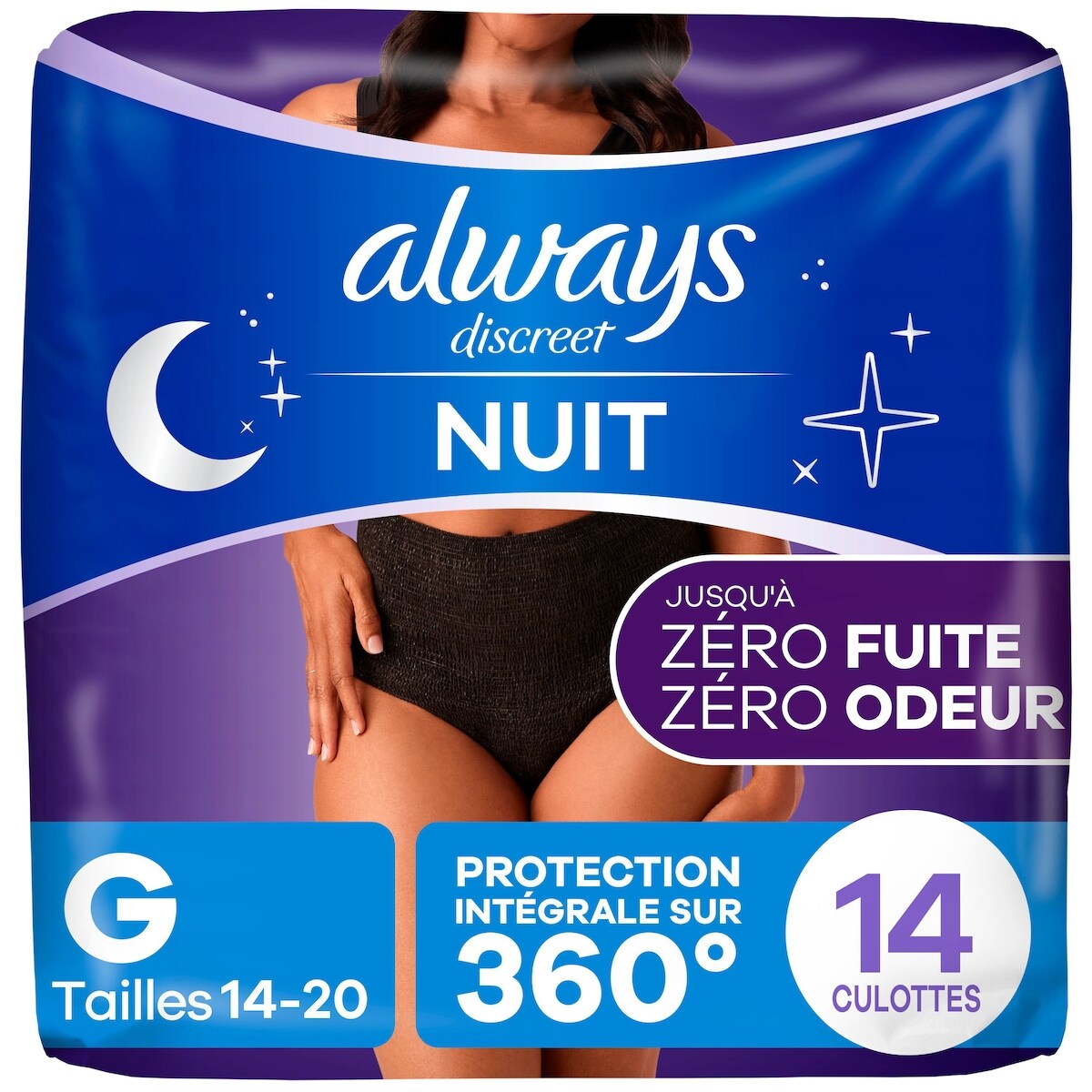 Ropa Interior para Incontinencia Nocturna Adultos Always