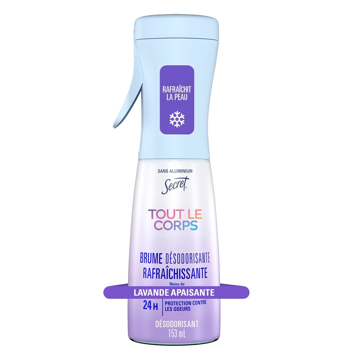 Desodorante en Spray Corporal Refrescante 153 ml Secret