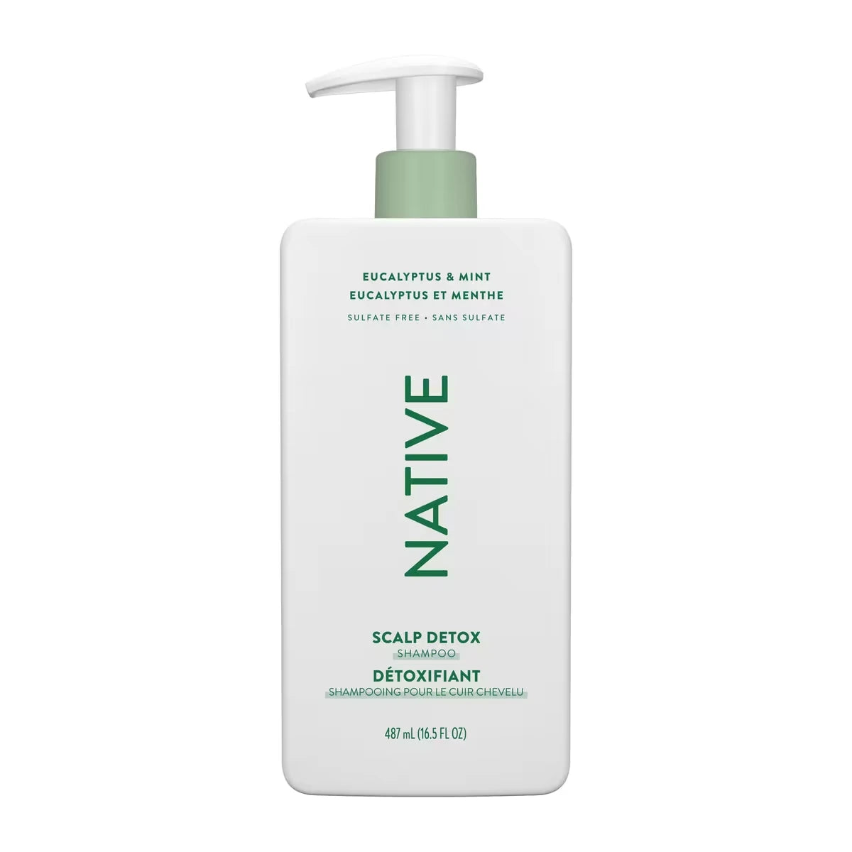 Shampoo Purificante para Cuero Cabelludo Eucalipto y Menta Native