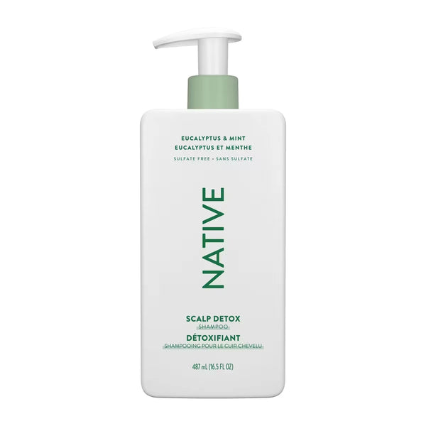 Shampoo Purificante para Cuero Cabelludo Eucalipto y Menta Native