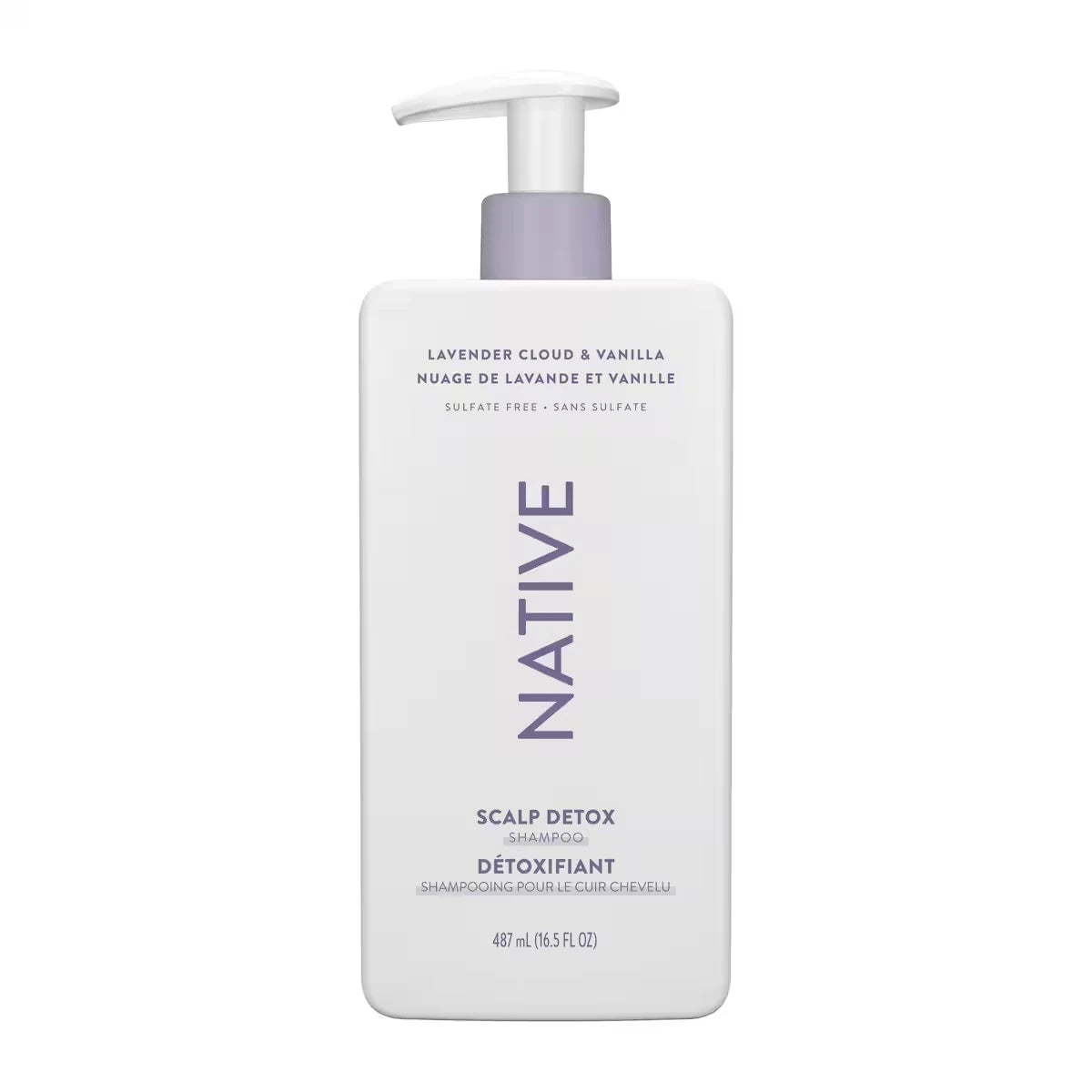 Shampoo Detoxificante Lavanda y Vainilla Native