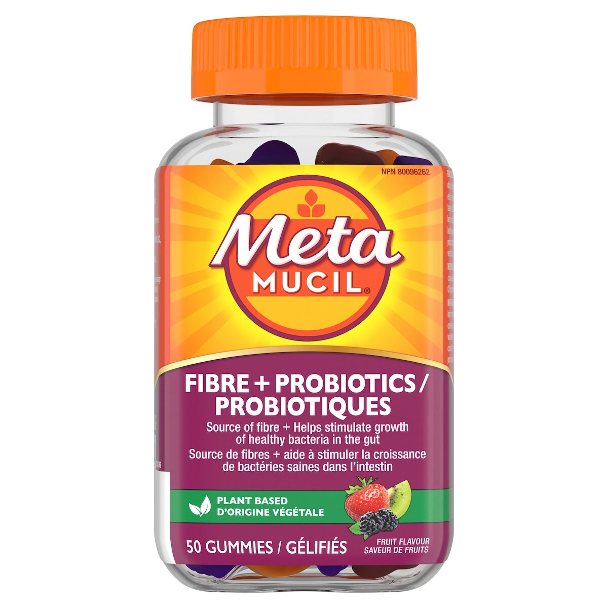 Gomitas de Fibra con Probióticos Metamucil
