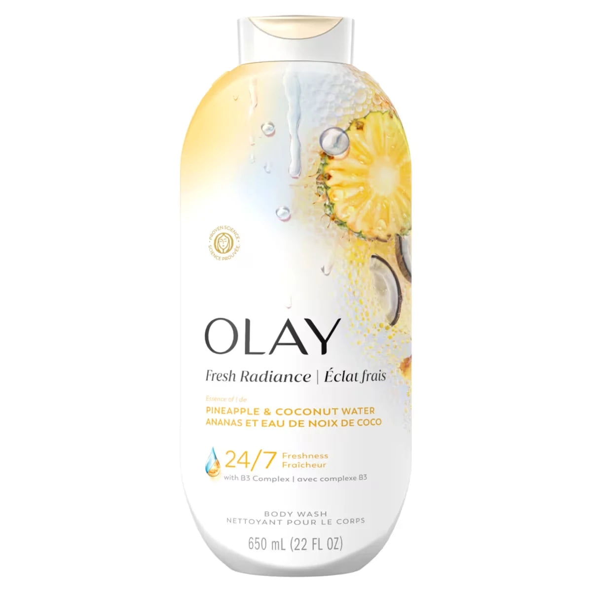 Gel de Ducha Limpiador para el Cuerpo Brillo Fresco con Esencia Olay