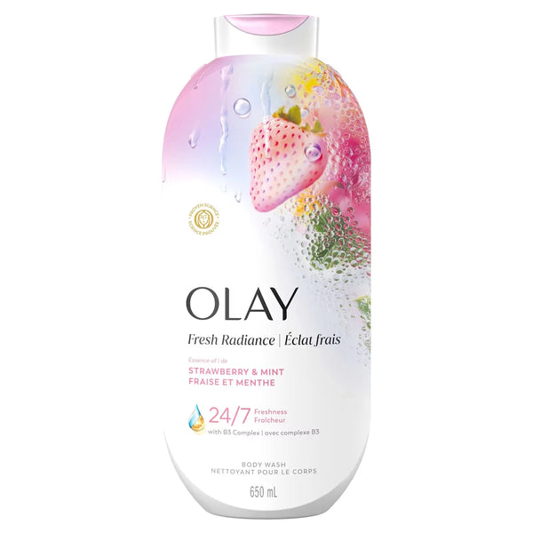 Gel de Ducha Limpiador para el Cuerpo Brillo Fresco 650 ml Olay