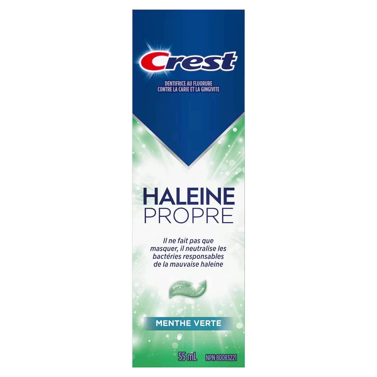 Pasta Dental Aliento Fresco Menta Verde Crest