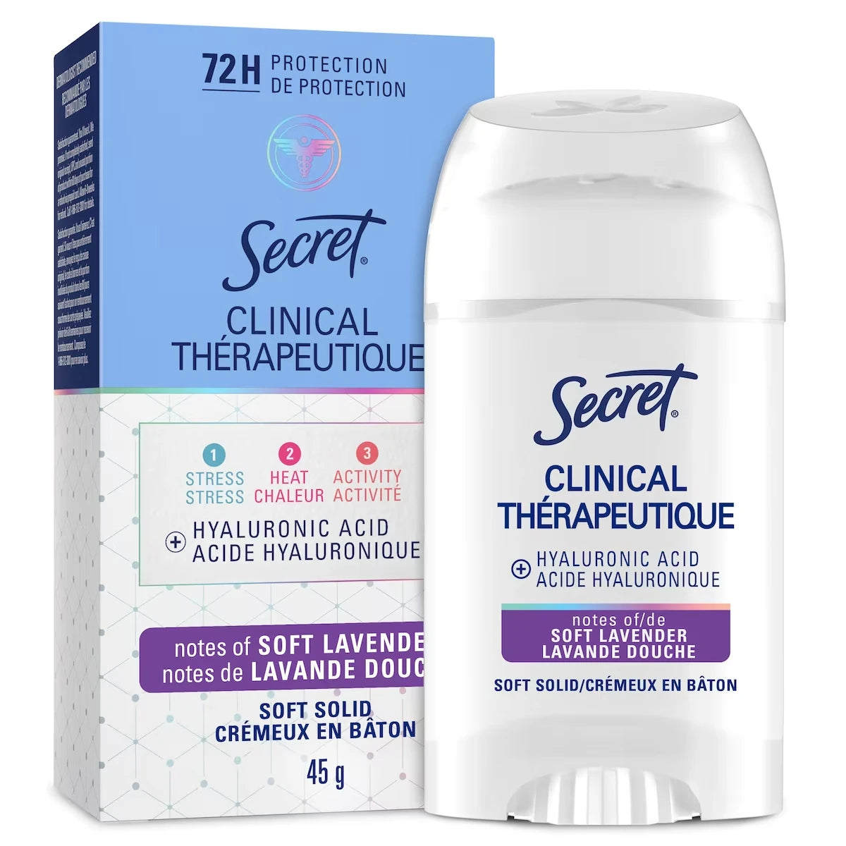 Antitranspirante y Desodorante Terapéutico con Ácido 45 g Secret
