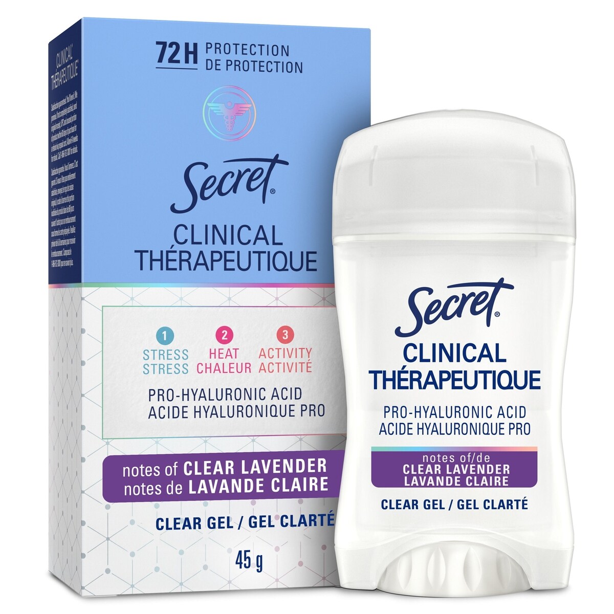 Antitranspirante y Desodorante Terapéutico con Ácido 45 g Secret