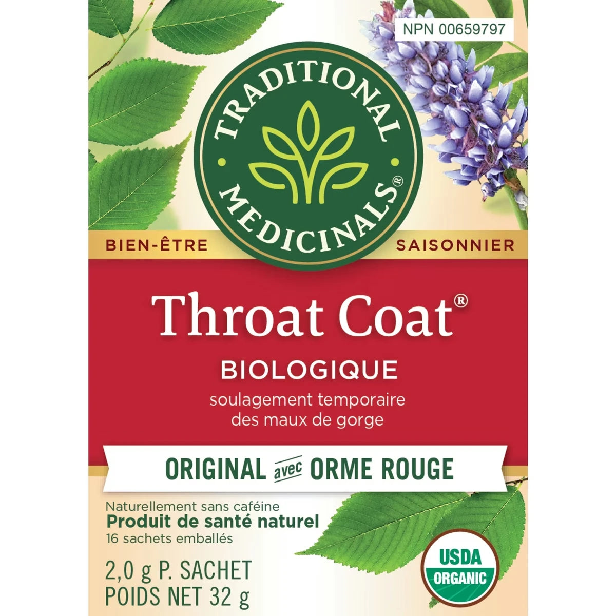 Té de Hierbas Throat Coat Traditional