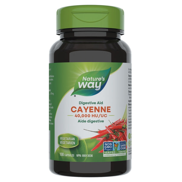 Suplemento de Cayena 40.000 UC Nature's Way