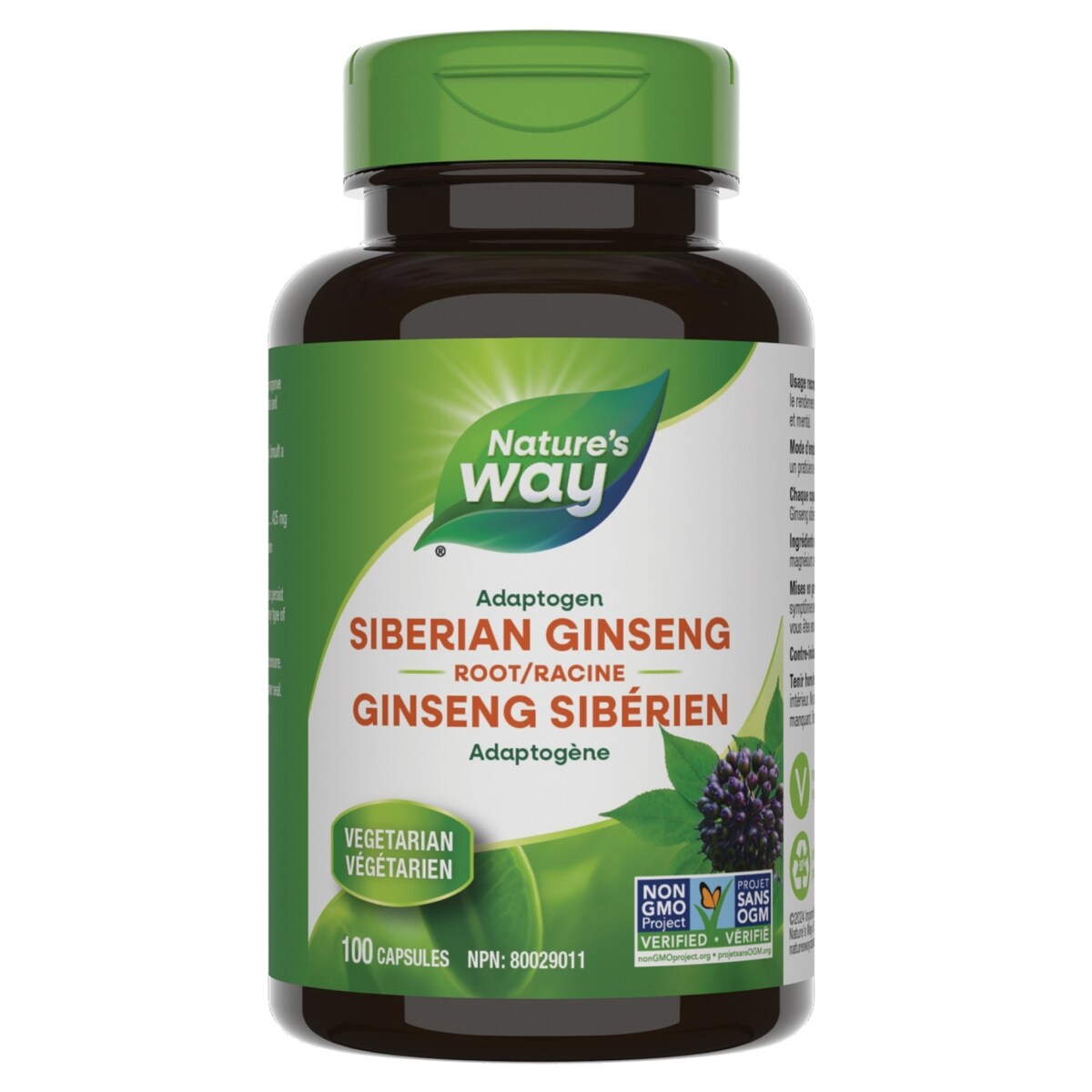 Suplemento de Raíz de Ginseng Siberiano Nature's Way