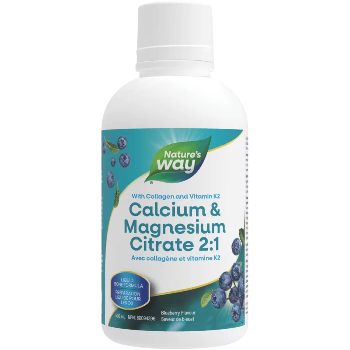 Citrato de Calcio y Magnesio 2:1 con Vitamina K2 Nature's Way