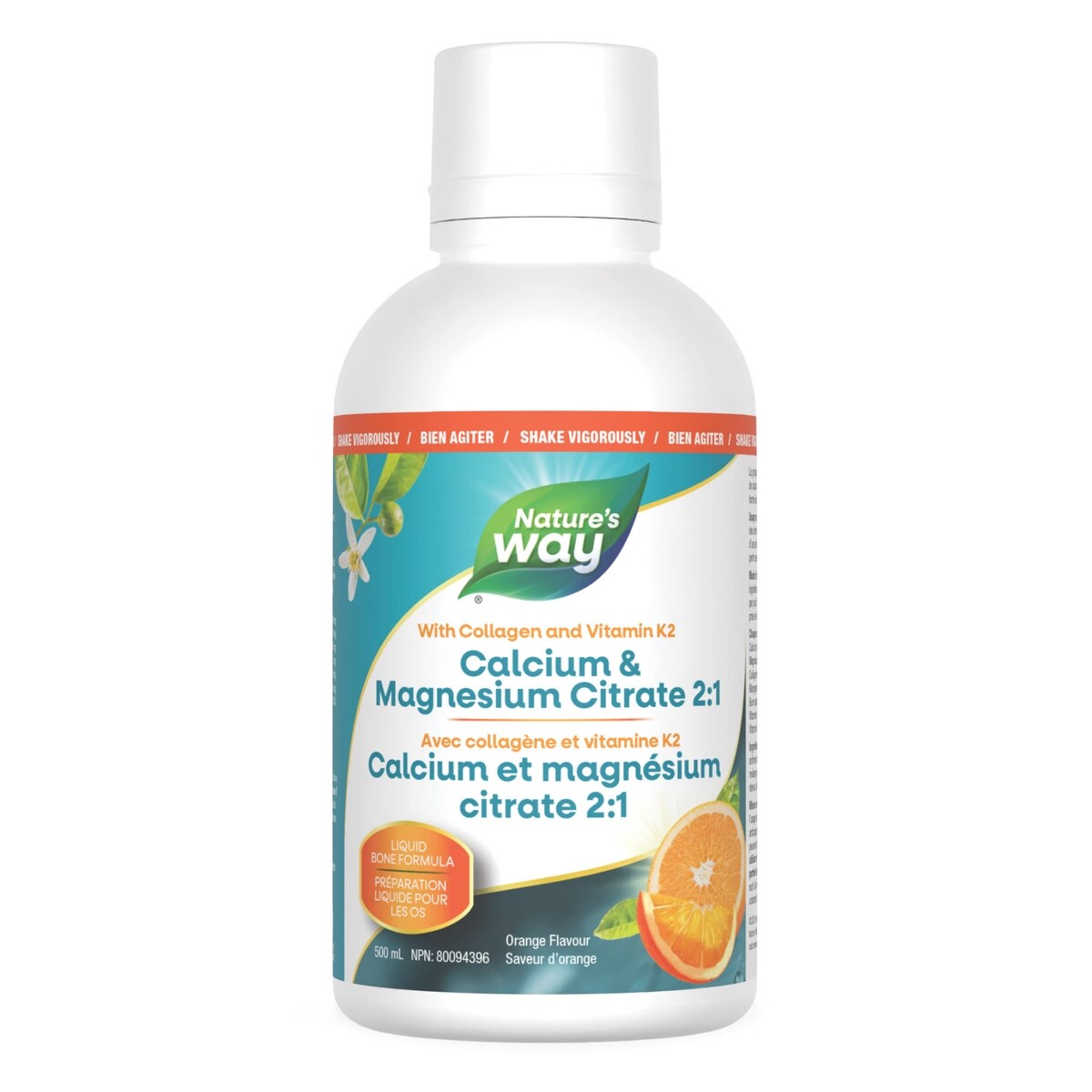 Citrato de Calcio y Magnesio 2:1 con Vitamina K2 Nature's Way